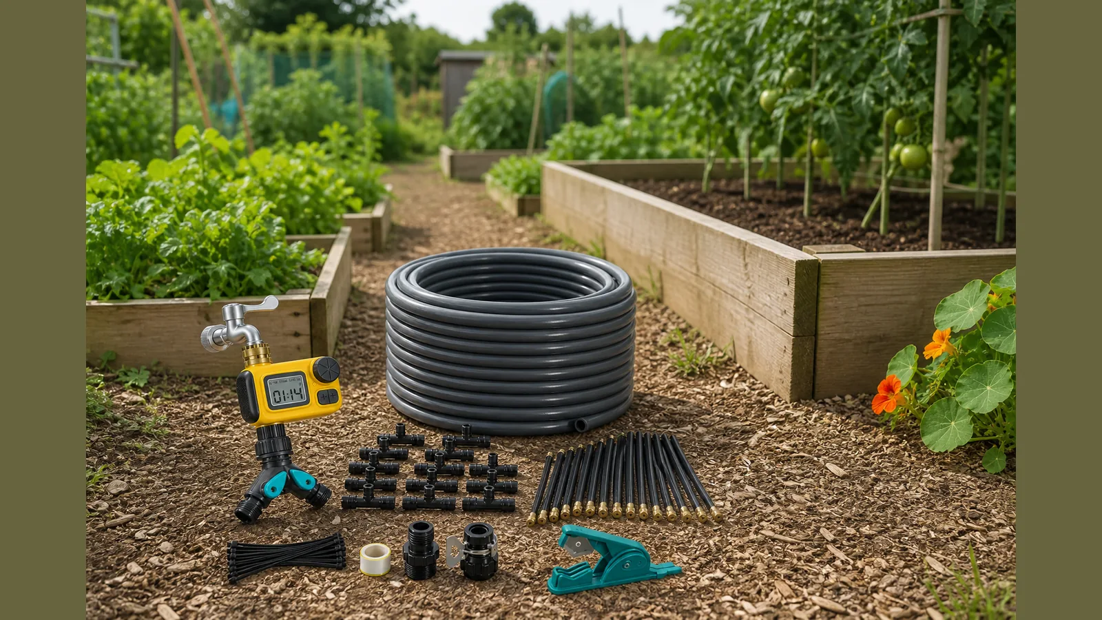 UK guide visual for choose the right size drip irrigation kit UK