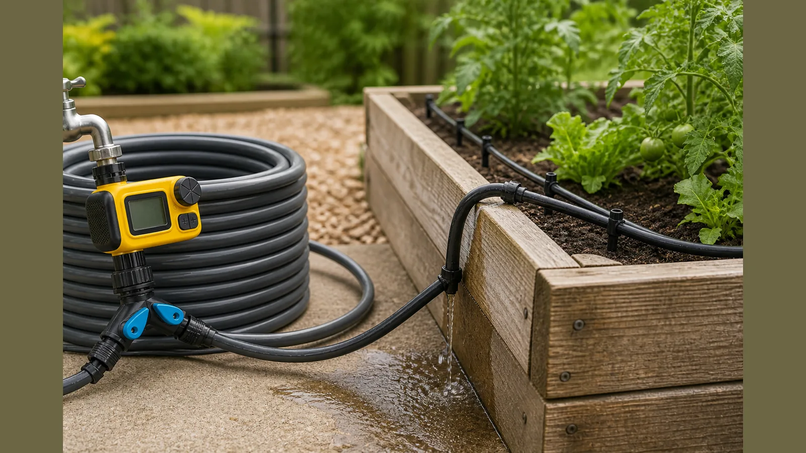 UK guide visual for common mistakes using drip irrigation kit UK