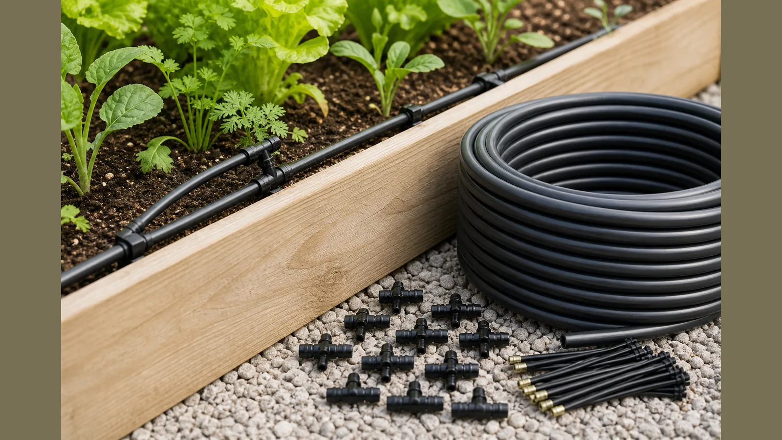 UK guide visual for drip irrigation kit capacity rating explained UK