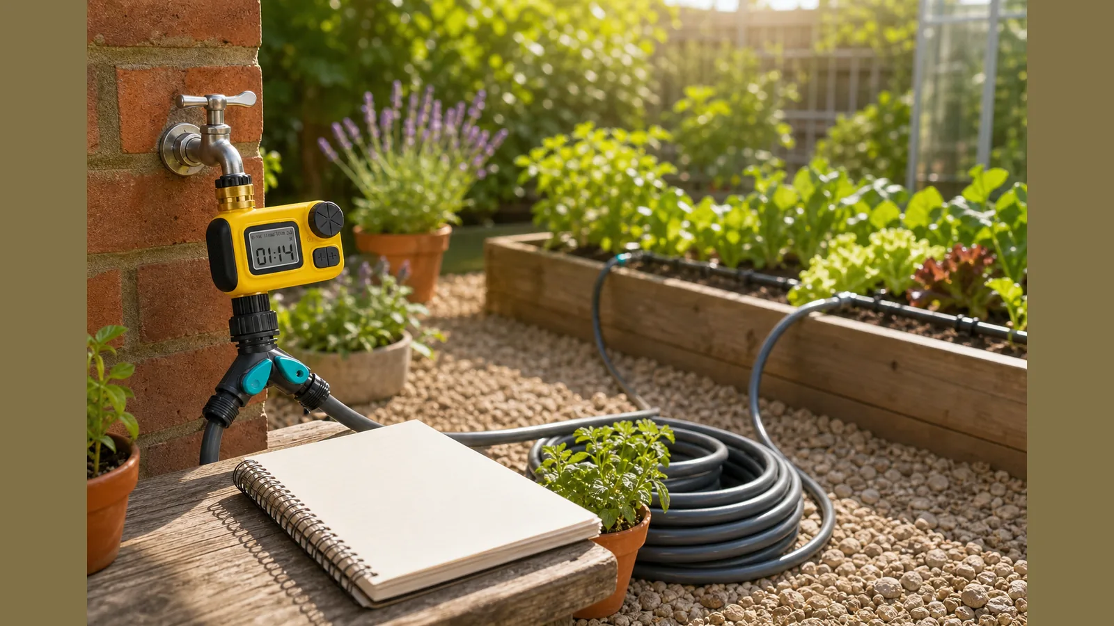UK guide visual for drip irrigation kit first use checklist UK